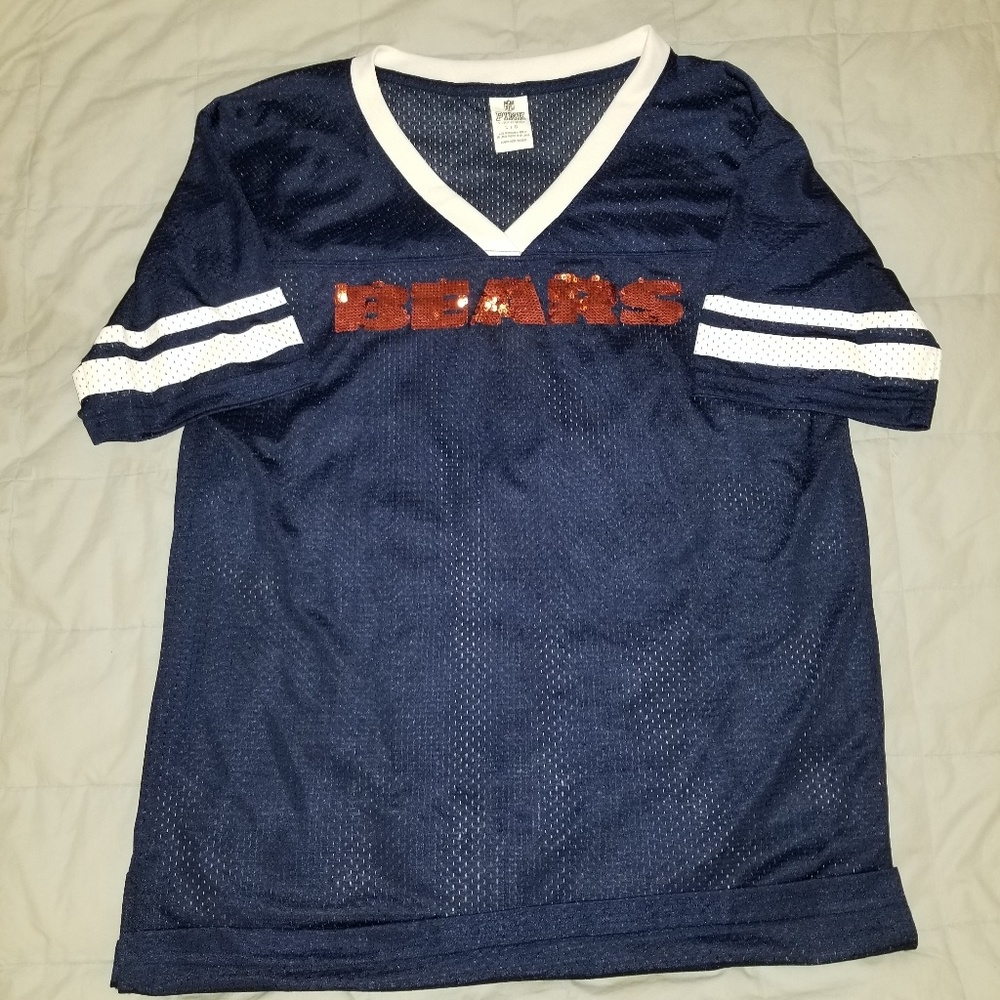 VS PINK CHICAGO BEARS SEQUIN JERSEY